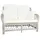 vidaXL 2-Sitzer-Sofa Grau Rattan