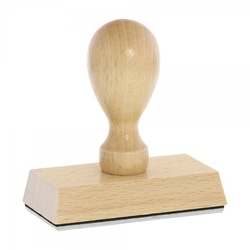 Holzstempel (80x40 mm - 8 Zeilen)