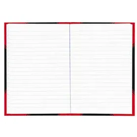 Bantex Notizbuch Chinakladde A5 liniert, schwarz/rot Hardcover 192 Seiten, 1 St.