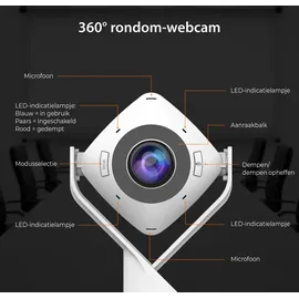 j5create JVCU360-N Schwarz/Weiß