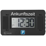 Parkwächter elektronische Parkscheibe Parkwächter Digitale Parkscheibe V2 zugelassen Datenschutz-Funktion schwarz