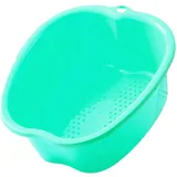 Fußbadewanne, großes Fußbecken, massives Einweichen, Fußeimer, Massage, Badewanne, Peeling, Pediküre, Fuß-Spa-Eimer für Damen und Herren, Strandtuch-Clips (A, Einheitsgröße)