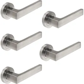 Emuca Türgriff 5er Set Aluminium Schwarz