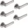 Emuca Türgriff 5er Set Aluminium Schwarz