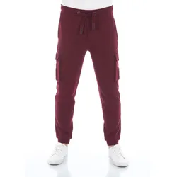 riverso Herren Trainingshose RIVLars Slim Fit Slim Fit Blau Tunnelzug L