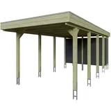 SKANHOLZ Skan Holz Carport Friesland Hybrid 314 cm x 708 cm Grün