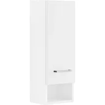 WELLTIME Hängeschrank "Ribera", weiß (weiß, weiß), B:25cm H:71cm T:20cm, MDF, Schränke, Hängeschrank