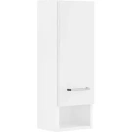 WELLTIME Hängeschrank "Ribera", weiß (weiß, weiß), B:25cm H:71cm T:20cm, MDF, Schränke, Hängeschrank