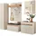 furn.design Center Garderoben-Set 260x200x40 cm weiß
