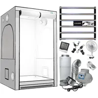 GrowPRO Growzelt Komplettset mit Lumatek Grow LEDs (XL + Zeus PRO 600W 2.9)