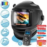 STAHLWERK Schweißhelm 3-in-1 Materialmix 116 x 81 mm schwarz