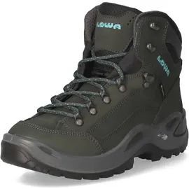 Lowa Renegade GTX Mid Damen Asphalt/Türkis 41