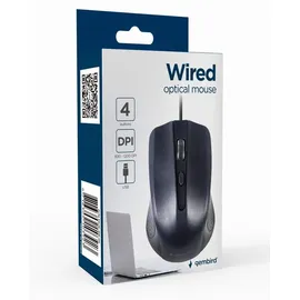 Gembird USB Optical Mouse schwarz (MUS-4B-01)