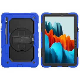 Lobwerk 4in1 Schutzhülle für Samsung Galaxy Tab S7 Blau