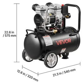 Vevor 1,1 KW Druckluftkompressor 24 L
