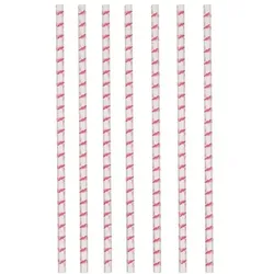 12 Flamingo Trinkhalme