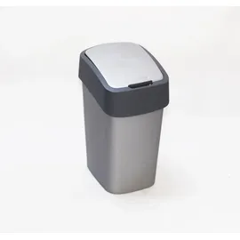 Curver Flip Bin 10 l silber/graphit
