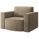 Fun Möbel PALMA Sessel 98 x 98 x 74 cm braun