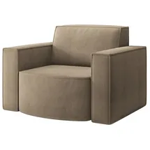 Fun Möbel PALMA Sessel 98 x 98 x 74 cm braun