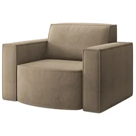 Fun Möbel PALMA Sessel 98 x 98 x 74 cm braun