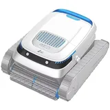 AGT Akku Poolroboter: Akku-Poolreiniger für Boden & Wände, Poolsauger, bis 120 Min., 100 m2 (Poolroboter, mit Selbstparkfunktion)