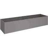 Biohort HochBeet 401 x 102 x 77 cm Quarzgrau-Metallic