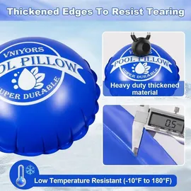 luxuskollektion Poolkissen Winter blau 120 x 240 cm