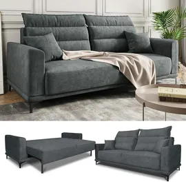 VitaliSpa Sofa Caprioli Anthrazit, 236 cm
