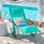 SoBuy OGS28 Sonnenliege 200 x 65 x 30 cm Helltürkis