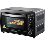 Steinborg SB-3015 Minibackofen 15 Liter 1300 Watt Schwarz