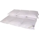 Luxus Winter Kassetten Daunenbett Daunendecke 3x4 155x200 cm 100% neue  Daunen - Weiß