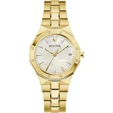 BULOVA 97M119 Damenuhr Classic Goldfarben/Perlmutt