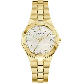 BULOVA 97M119 Damenuhr Classic Goldfarben/Perlmutt