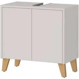 Germania Waschbeckenunterschrank GW-Arnea 60 x 59 x 34 cm Beige