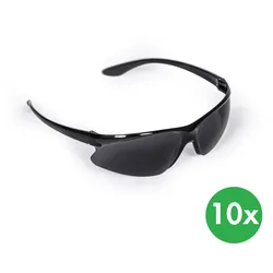 Schutzbrille, getönt, 10er Pack