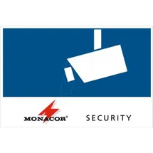 Monacor CCTV-LABL/OS Überwachungskamerazubehör Aufkleber