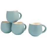 sallys Sia Mug Espressotasse 0,08 l Pastel Blue 4 St.