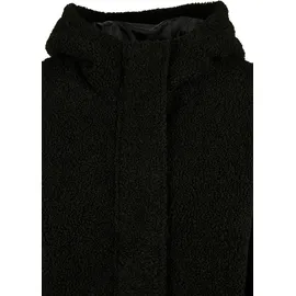 URBAN CLASSICS Ladies Short Sherpa Jacket in black - schwarz - XL