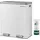 Songmics Mülltrenner 2 x 30,0 l weiß