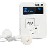 Tin-Nik DAB-398SD tragbares DAB/DAB+/UKW-Radio, digitales Taschen-RDS UKW-Mini-Radio mit wiederaufladbarem Akku, Ohrhörer, OLED-Display für Sport, Laufen, Walken, Joggen oder Radfahren