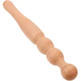 FOMIYES 2 Stk Sehnenstock Ganzkörpermassagegerät Handmassagestab Fußmassagestab Fußreflexzonen-Massagestab werkzeug Kratzmassagegerät Massagestange für den Körper hölzern Light Brown