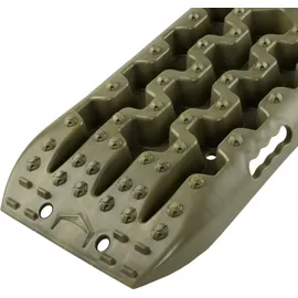 ROCK FOXX. COM Bergeboards, Sandbleche, Offroad Anfahrhilfen, 10 Tonnen, Paar, Army Grün