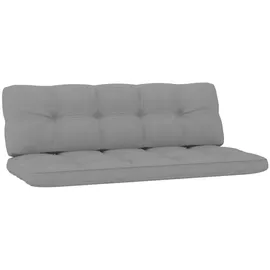 vidaXL Garten-Lounge-Set 2-tlg. grau