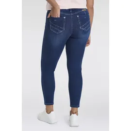 KjBrand 5-Pocket-Jeans "Hose Fanni Skinny", Damen, Gr. 42, N-Gr, blau (denim stoned), Denim/Jeans, Obermaterial: 87% Baumwolle, 11% Polyester, 2% Elasthan, eng, Jeans 5-Pocket-Jeans, ideal für schlanke Beine