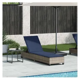 vidaXL Sonnenliege 200 x 55 x 77 cm Grau