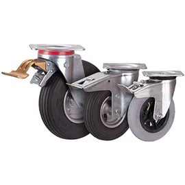 VARIOfit Lufträder 200 mm Gummi schwarz