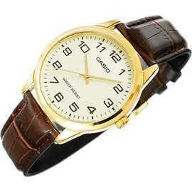 Casio Collection MTP-V001GL-9BUDF Herrenuhr - Gold/Braun