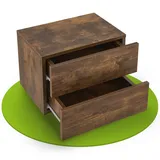Juskys Wandschrank Nachttisch hängend - Holzoptik