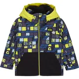 QUIKSILVER Little Mission Jacke 3D Checker Yellow Plum 116