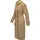 Ragwear Damen, lange Übergangsjacke Eleganter Mantel Klassischer Trenchcoat Longtrench YOUMODO Sand Gr. M - M